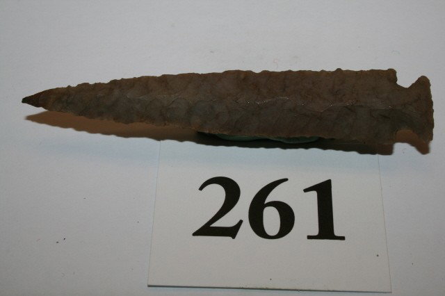 Corner Notch Point: 3 5/8" Long Slender Corner Notch Point – Western U.S. – Fine