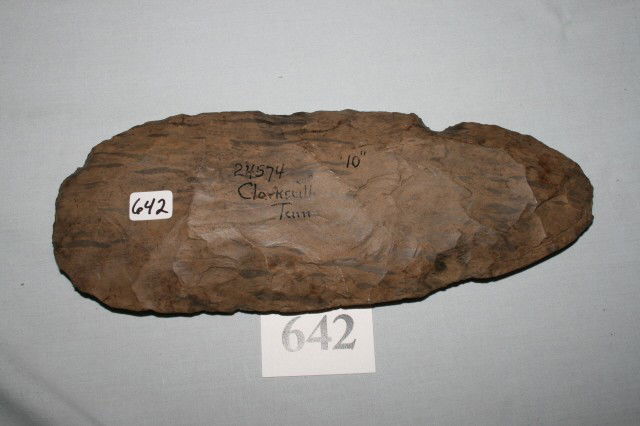 10" Flint Spade: 10" Flint Spade – Dover Flint, Clarkesville, Tenn.