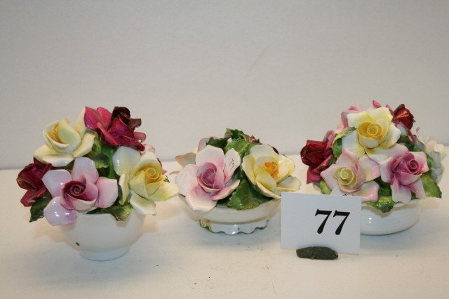 3 pc. Set of Ansley Crown China: 3 pc. Set of Ansley Crown China – England