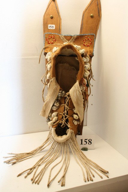 18" Cradle Board: 18" Cradle Board – Cowrie Shell Muslin Lined with fringe – Reservation Period