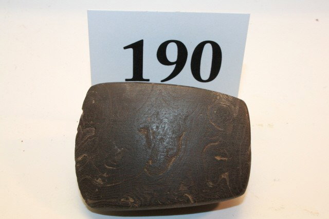 Hematite Celt: 2 ¼" x 1 5/8" Fine Hematite Celt – Lincoln Co. Kentucky