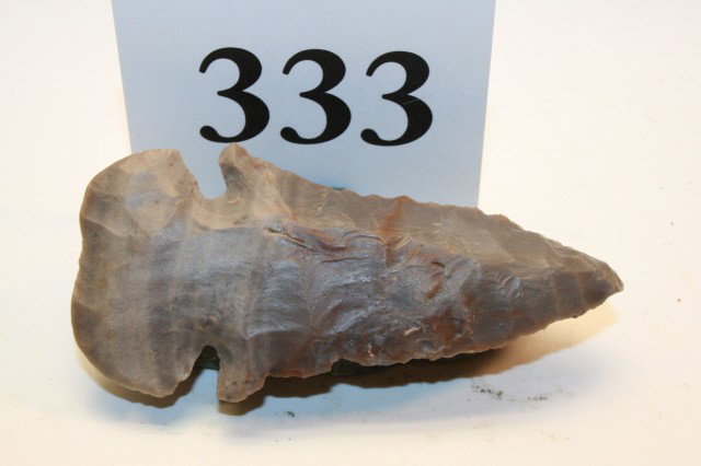 Hornstone Dovetail Point: 2 7/8" x 11 1/8" Hornstone Wide Base Dovetail Point – Darke Co. Ohio