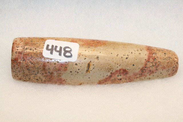 Pipestone Tubular Pipe: 3 ¾" Pipestone Tubular Pipe – Scioto Co. Ohio (Fine)