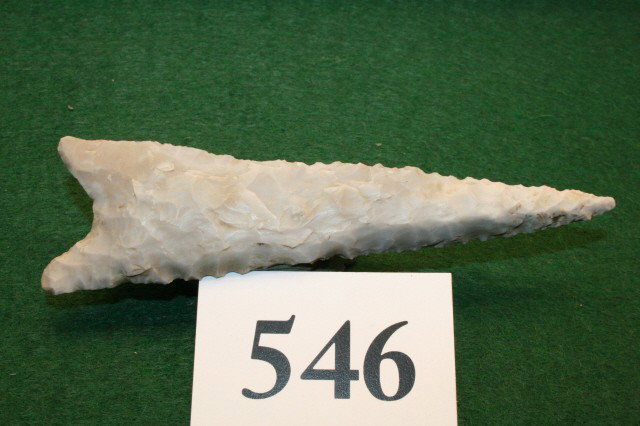 Mozarkite Dalton Point: 4 ½" x 1 ¼" Mozarkite Dalton Point – Saline Co. Mo. – Motley C.O.A.