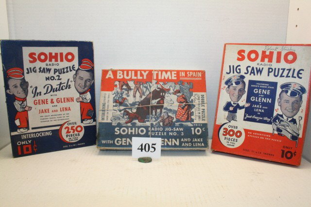 Three Sohio Advertising Puzzles: Three Sohio Advertising Puzzles