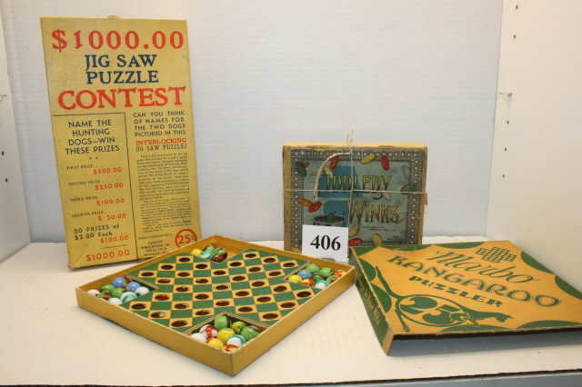 Jigsaw Puzzle Tittliwinks: Jigsaw Puzzle Tittliwinks and Marbles