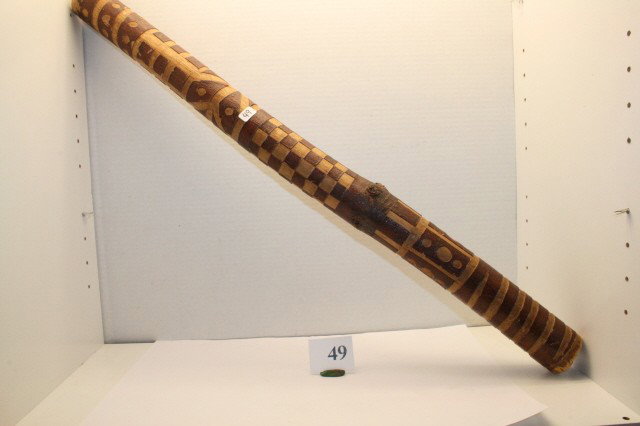 28 ¾" Penobscott? Relay Wand: 28 ¾" Penobscott? Relay Wand – nicely decorated