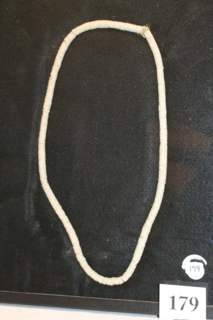 Strand Thin Circular Shell Beads: 28" Strand Thin Circular Shell Beads – Southwest Finely Made, good old beads