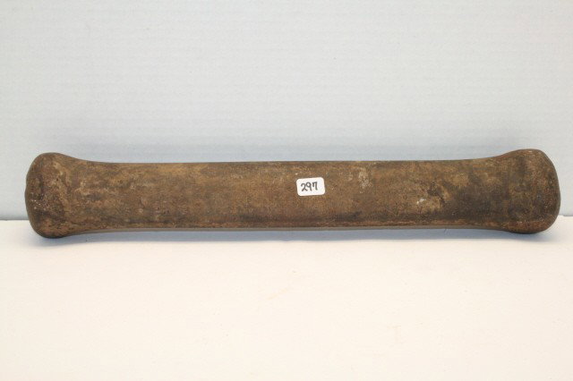 Bone Shaped Pestle or Mano: 14 ¾" Unusual Bone Shaped Pestle or Mano – Corn Grinding Tool
