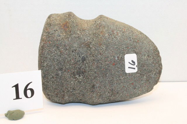 ¾ Groove Granite Axe: 3 ¾” x 5” ¾ Groove Granite Axe – Fulton Co. Kentucky