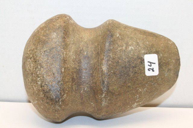 Full Groove Granite Axe: 4” x 5 ¾” Full Groove Granite Axe – nick on bit, Ohio