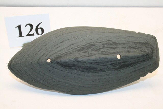 Glacial Kame Ridge Gorget: Fine 5 ¾” Glacial Kame Ridge Gorget – Southern Ohio from a Midwest Institution – Jackson C.O.A.