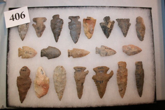 20 Ohio Points: 8 x 12 Frame consisting of 20 Ohio Points – longest 2 ½”