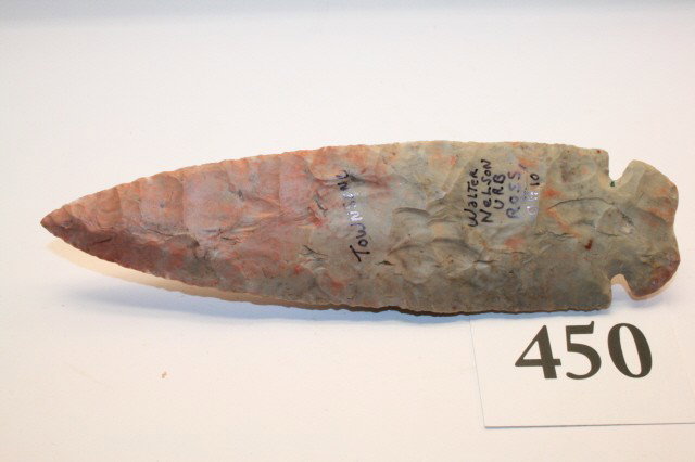6” Flint Ridge Dovetail: 6” Flint Ridge Dovetail – Ex. Walter Nelson Collection – Ross Co. Ohio