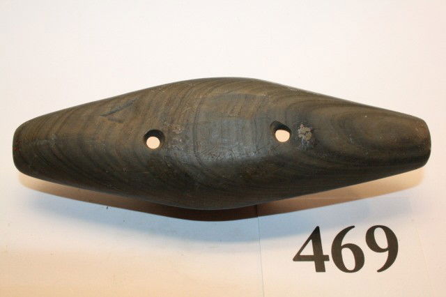 Hopewellian Expanded Center Gorget: 5” Hopewellian Expanded Center Gorget – Midwest Institution – Jackson C.O.A.