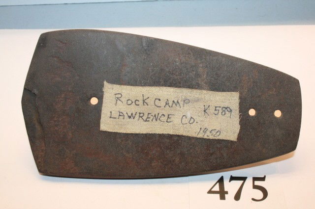 6” Slate 3 Hole Pendant: 6” Slate 3 Hole Pendant – Lawrence Co. Pa. – 2 C.O.A.’s