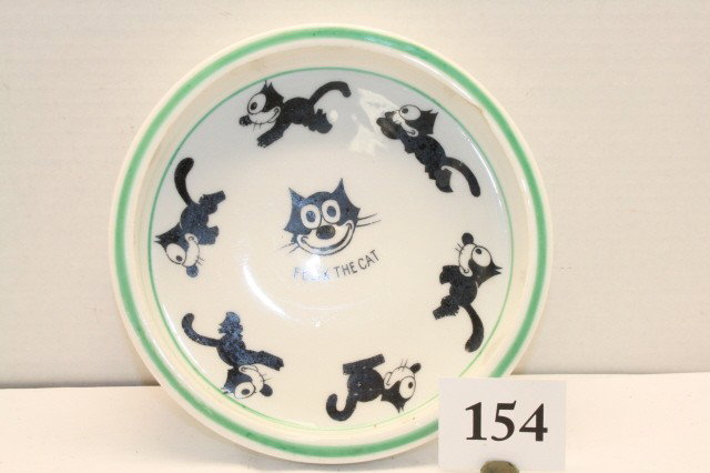 Felix China Cereal Bowl 1922: Early Felix China Cereal Bowl 1922 – minor chip to inside edge (EXC)