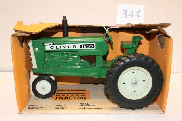 Ertl Oliver 1855 Diecast Tractor: Ertl Oliver 1855 Diecast Tractor in the original box 9” (Mint)