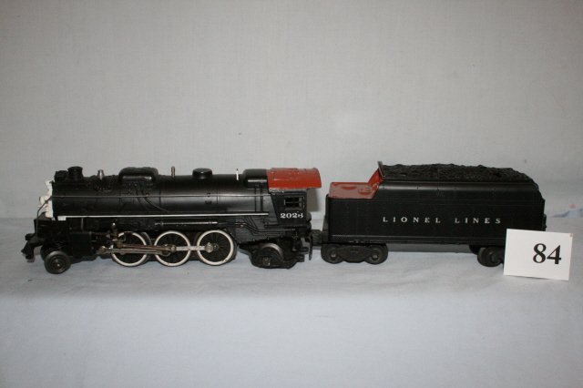 Lionel 2026 Brown & White 027: Lionel 2026 Brown & White 027 Brown Top Tender 6466 W – nice original