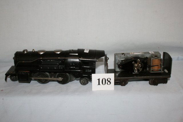 Lionel Tin 258 with tender: Lionel Tin 258 with tender – no cover