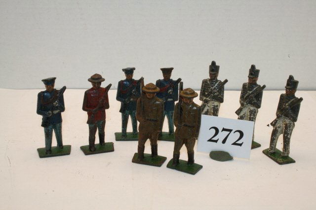 9 Cast Iron Soldiers: 9 Cast Iron Soldiers
