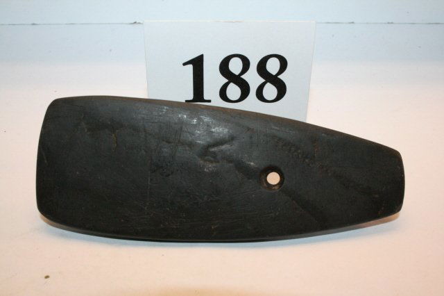 Slate Engraved Pendant: 4” Banded Slate Engraved Pendant – Burdett and Altick Colls. 1930’s