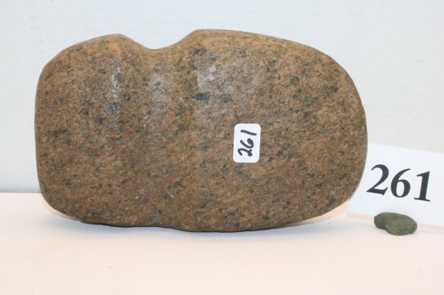 ¾ Groove Axe: 6 ½” ¾ Groove Axe, Granite, Indiana – Ex. Erwin Lawrence Coll.