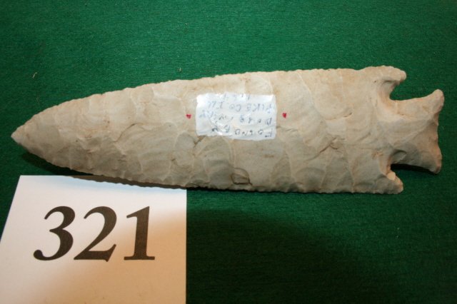 Hardin Point: 5 1/8” Hardin Point found 1964 by Doug Avery in Pike Co. Ill.