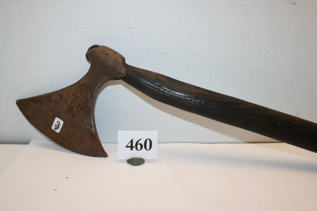 Throwing Axe: 20’ long Handled Throwing Axe – axe head is 5 7/8” x 6”