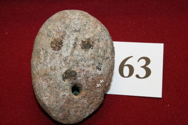 Steatite Pendant: 3” Oval Shaped Grooved Around Perimeter Steatite Pendant – Cocke Co. Tenn.