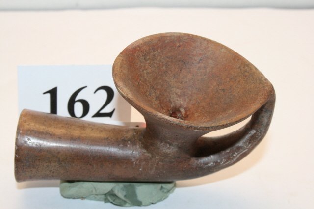 Pottery Caddo Loop Pipe - 2