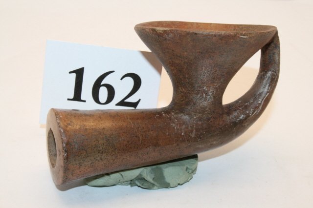 Pottery Caddo Loop Pipe - 3