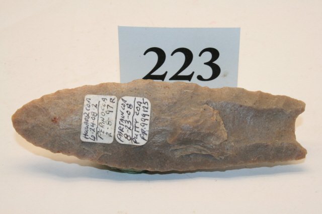 Carter Cave Clovis Point: 4 ½” Carter Cave Clovis Point – Lincoln Co. Kentucky – Partain-Putty-Perino C.O.A.’s