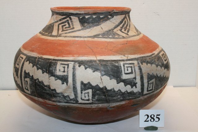 11” x 16” Tularusa Olla: 11” x 16” Tularusa Olla – Apache Co. Ariz. – Gary Majors C.O.A. (broken & glued)