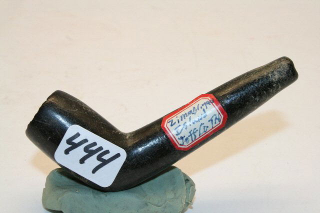 Steatite Elbow Pipe: 3 ¼” Steatite Elbow Pipe – Zimmerman Island – Jefferson Co. Tenn.