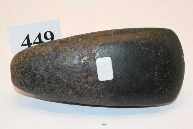 Polished Celt: 6” x 2 ¾” Nicely Polished Celt – nicely Polished Granite Bit