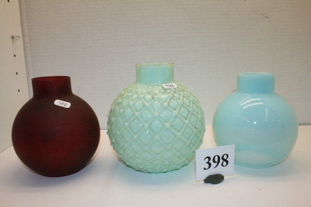 3 Assorted Ball Gas Shades: 3 Assorted Ball Gas Shades