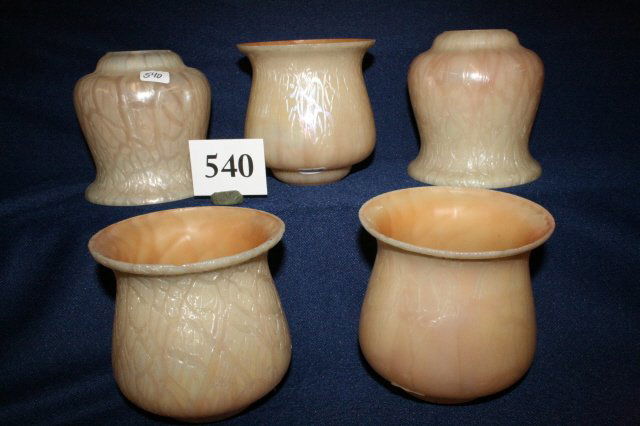 5 Loetz Style Shades: 5 Loetz Style Shades – misc. chips