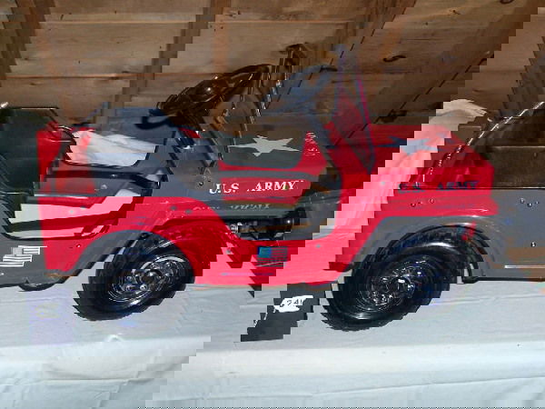 army jeep pedal car