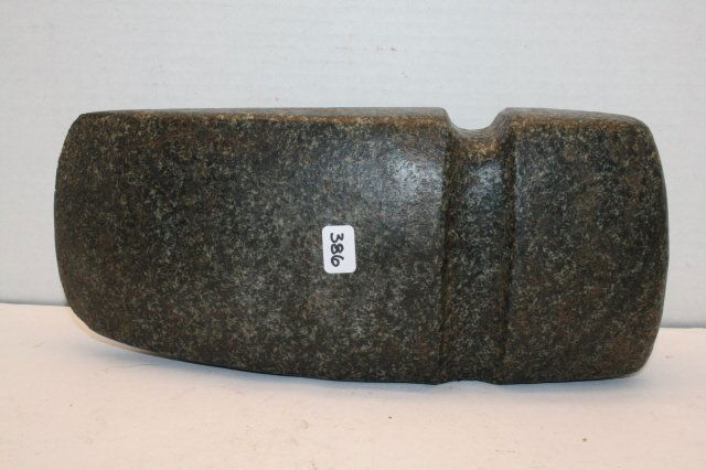 ¾ Groove Heavily Polished Axe: 10 ¼” x 4 ½” ¾ Groove Heavily Polished Axe – Pike Co. Ill.