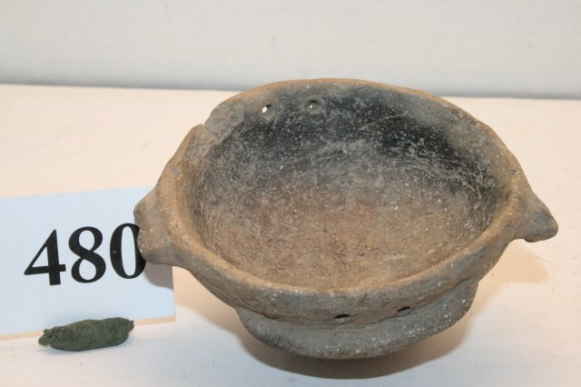 Fish Effigy Bowl: 1 1/2'” x 4 ½” Fish Effigy Bowl – Greene Co. Ark.