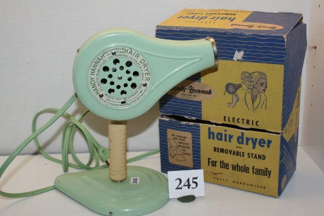 レトロドライヤーHandy-Hannah Electric Hair Dryer Vintage 1950's Handy Hannah Electric Hair Dryer #595 | eBay