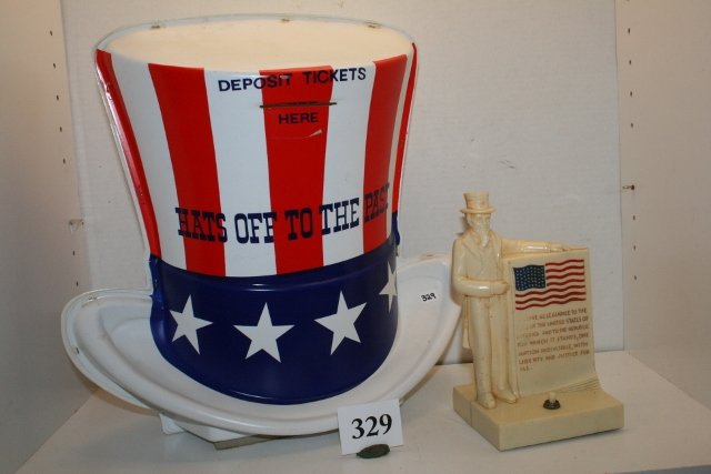 Hats Off to the past Ticket Hal: Hats Off to the past Ticket Hal & Pledge of Allegiance Bank