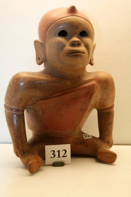 12 ½” Pottery Figure: 12 ½” Pottery Figure – Colima, Mexico