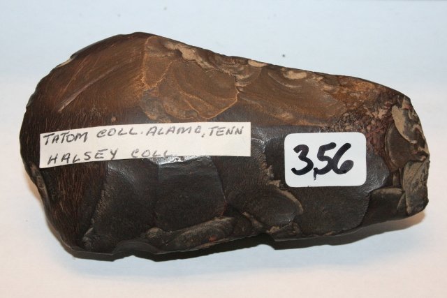 3 7/8” Hematite Celt: 3 7/8” Hematite Celt – Alamo, Tenn. – Ex. Tatom - Halsey Collections