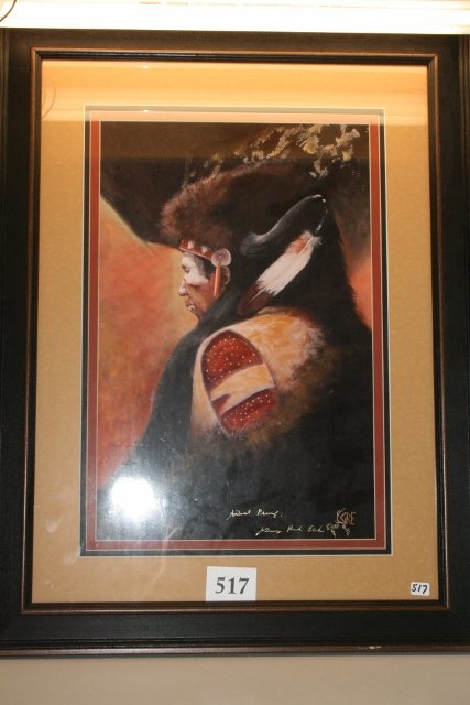 Greg Red Elk Artist Proof: 20 x 24 Greg Red Elk Artist Proof