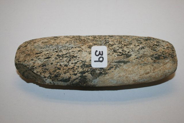 Gneiss Gorget Preform: 5 5/16” Gneiss Gorget Preform – Brown Co. Ohio – C.O.A.