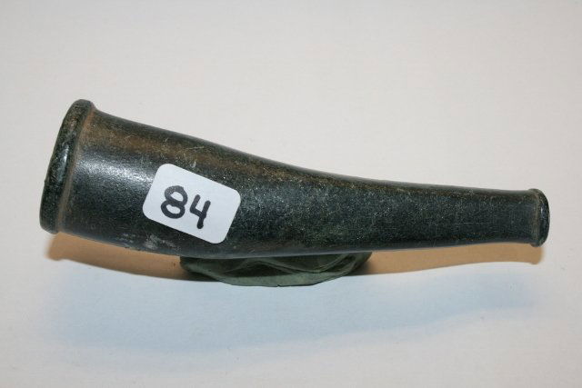 Obtuse Angle Steatite Pipe: 4 3/8” Obtuse Angle Steatite Pipe – Jefferson Co. Tenn.