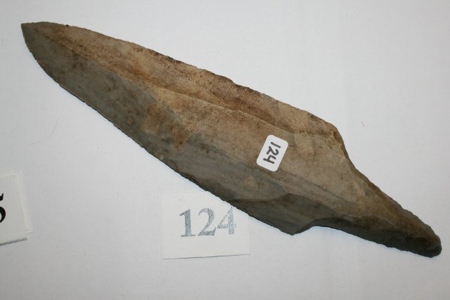 Uniface Mayan Dagger: 11 ½” Uniface Mayan Dagger - Grade 8 from the Eugene Boban Collection 1834-1908, he headed an expedition that was commissioned by Napoleon III to collect Mexican Artifacts