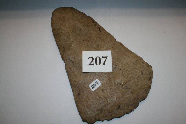 9 1/8” Flint Hoe: 9 1/8” Flint Hoe – Fulton Co. Kentucky – polished bit